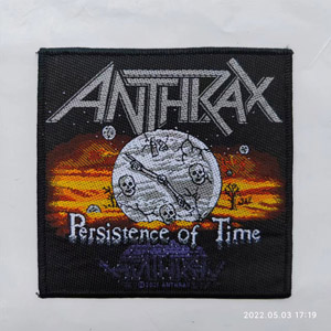 ANTHRAX 官方原版 Persistence of Time (Woven Patch)
